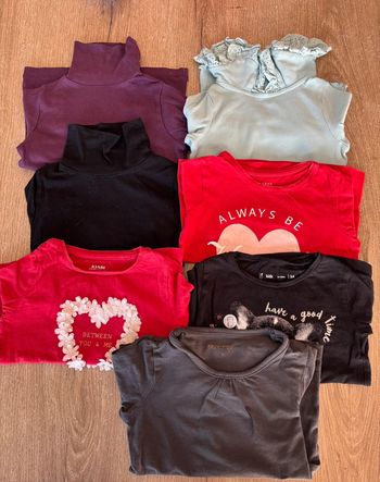 Lot de 7 t-shirt manches longues 🖤 Taille 3 ans