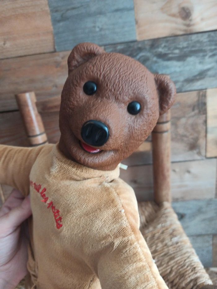 Peluche nounours Bonne nuit les petits vintage tbe - photo numéro 6
