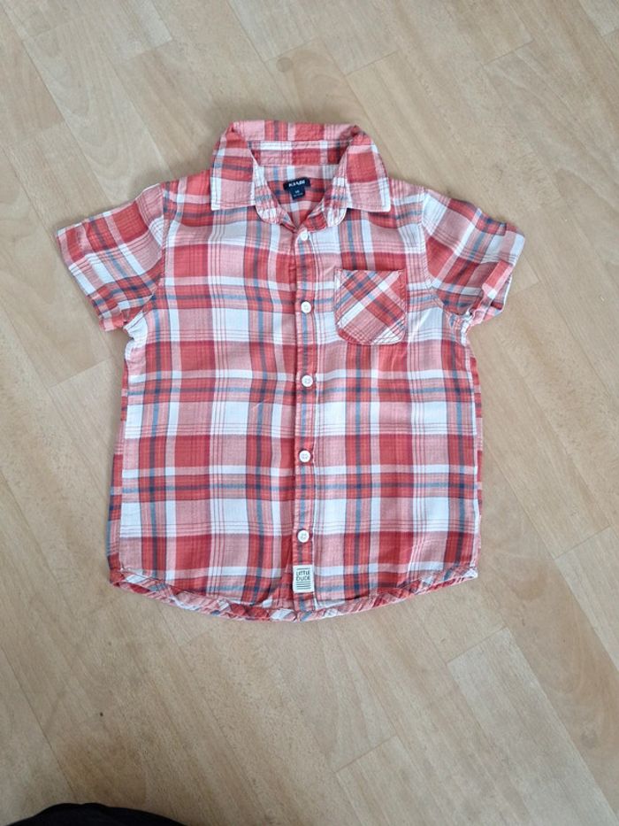Chemise manches courtes taille 6 ans