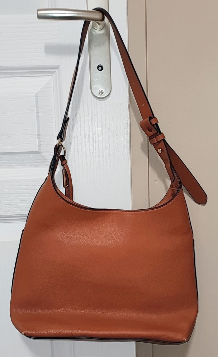 💋 Sac à main épaule - Synthétique - Camel 💋 - photo numéro 7