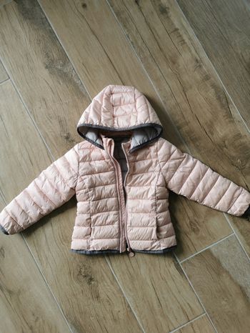 Doudoune légère rose