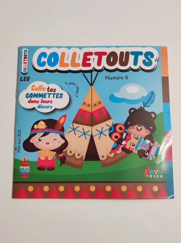 Livre gommettes Colletout Numéro 6