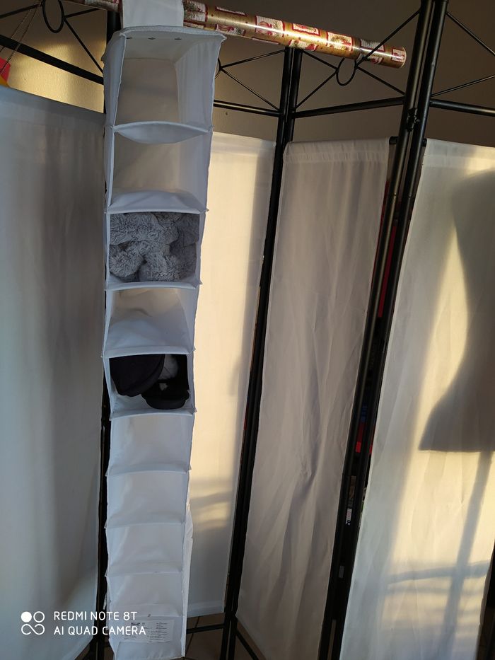 Organisateur de dressing blanc neuf - photo numéro 3