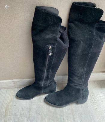 Cuissardes plates noires geox