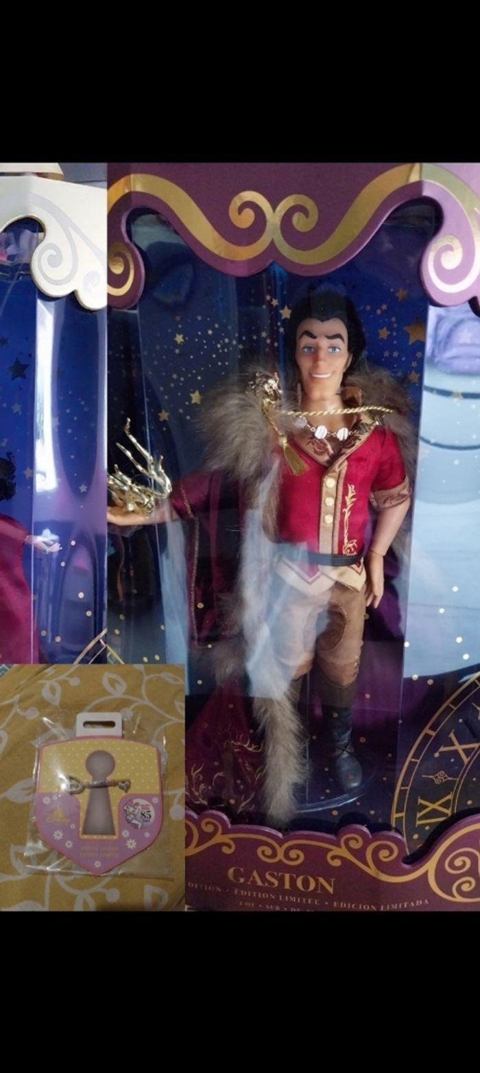 Poupées Gaston et Gothel Fashionably Late Midnight Masquerade Limited Designer Limitada - photo numéro 4