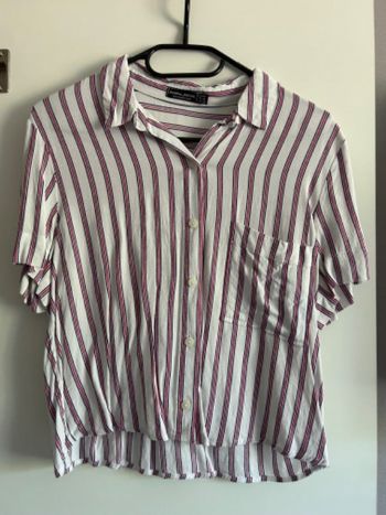 Chemise manche courte à rayures