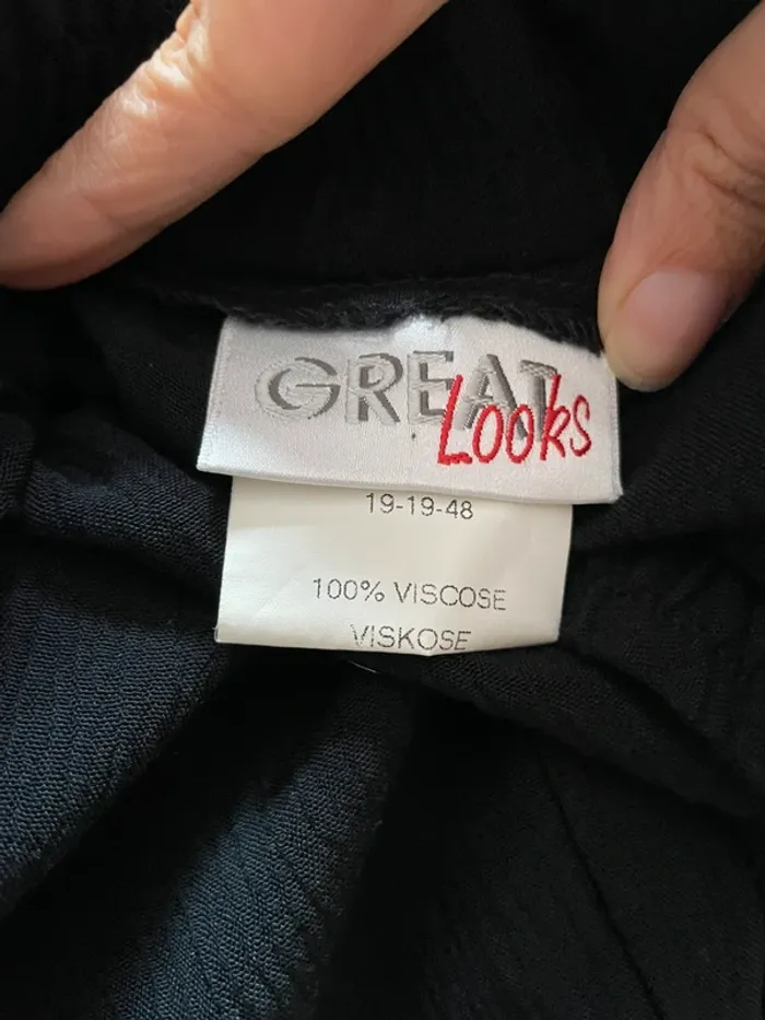 Pantalon noir large - Great Look - Taille 44 - photo numéro 10