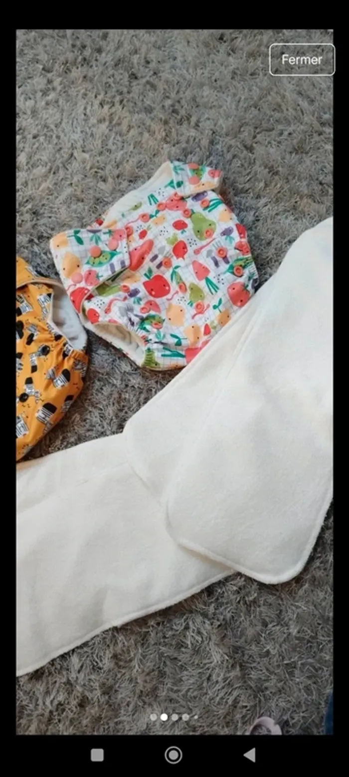 Lot de deux couches lavables et Insert neuve jamais porté - photo numéro 2