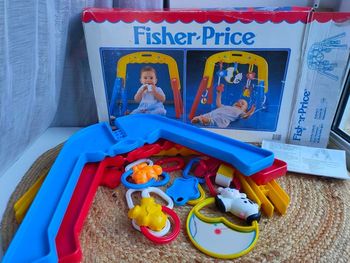 Jeu Vintage Gym'anneaux Fisher Price 1990