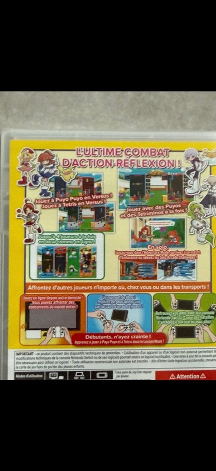 Jeu Switch Puyopuyo Tetris - photo numéro 10