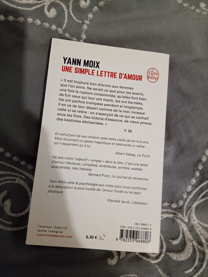 Livre (48) 📚 Une simple lettre d'amour - photo numéro 2