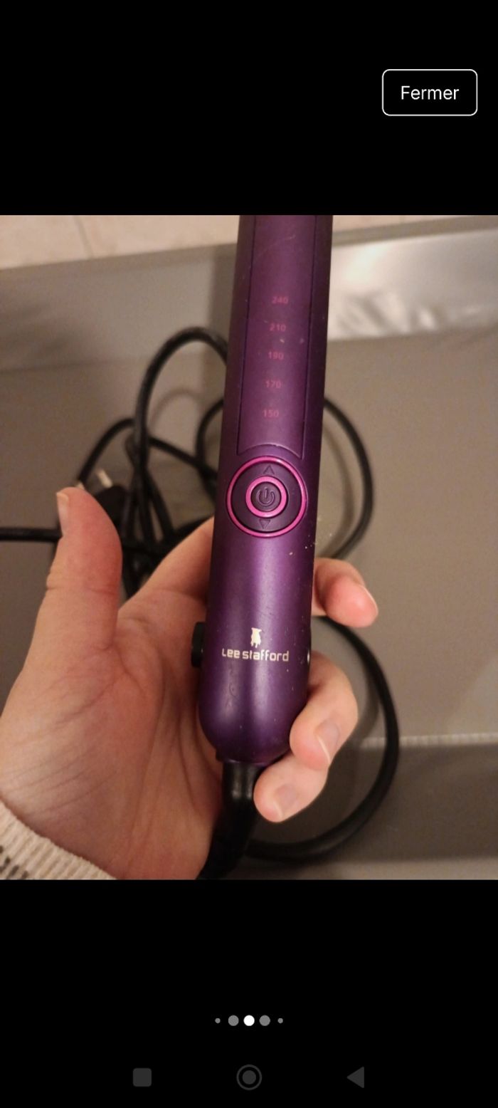 Lisseur cheveux violet Lee stafford - photo numéro 10