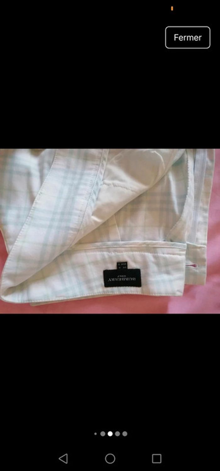 Short de golf Burberry vintage - photo numéro 6