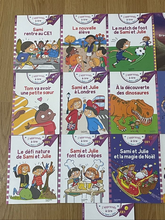 Lot 13 livres j’apprends à lire avec Sami et Julie CE1 - photo numéro 2
