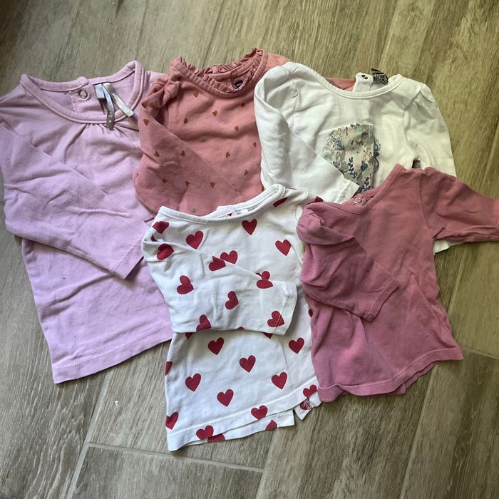 Lot maillot longue manche fille