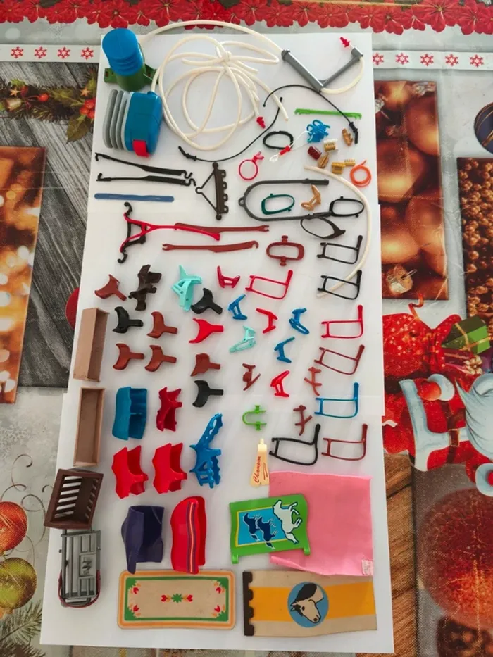 Gros lot accessoires chevaux animaux Playmobil