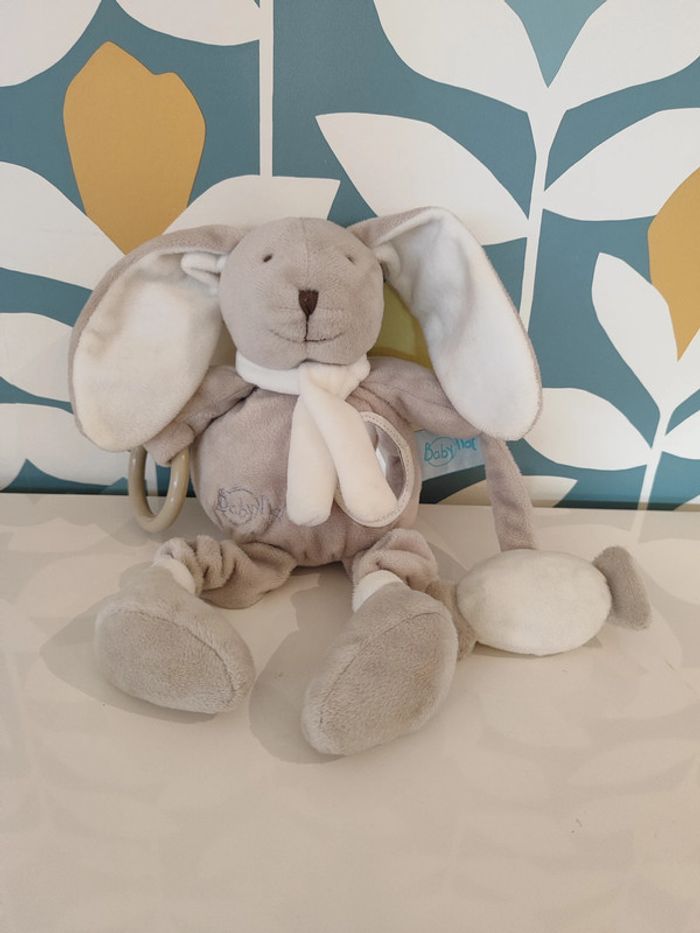Doudou lapin d'activités baby nat
