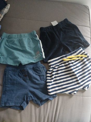 Lot de 4 shorts bébé 6 mois Lulu castagnette