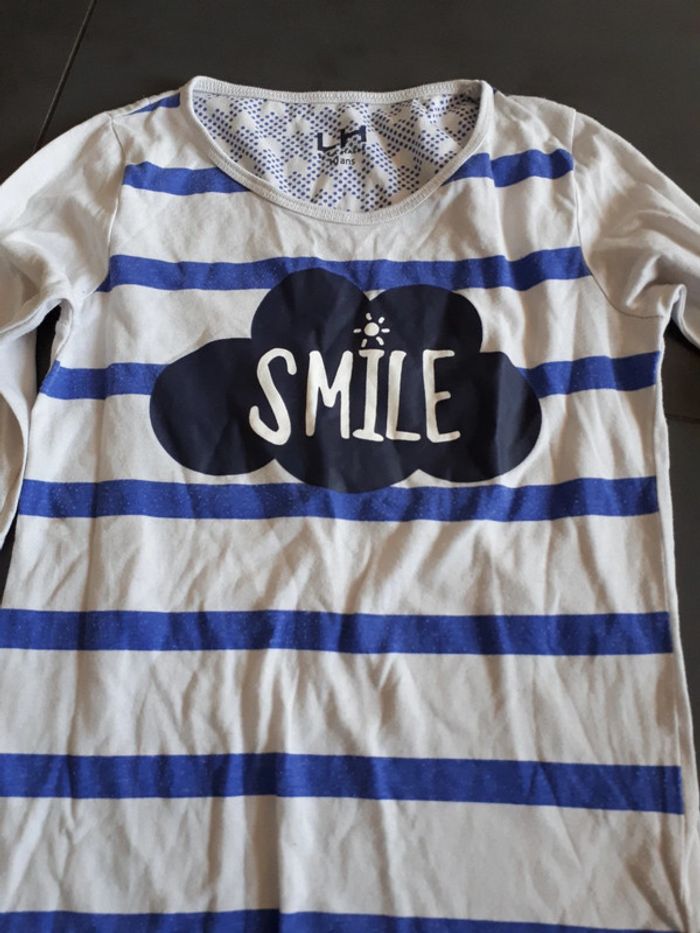 Tee-shirt manches longues offert dans un lot la Halle 10 ans 50 cts. - photo numéro 2