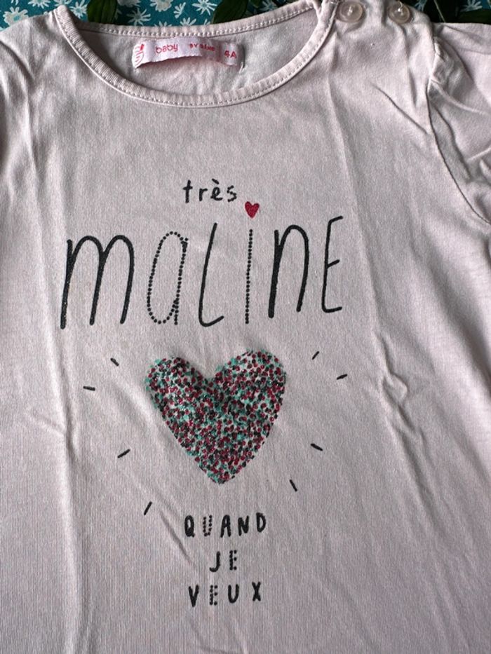 T-shirt maline - photo numéro 4