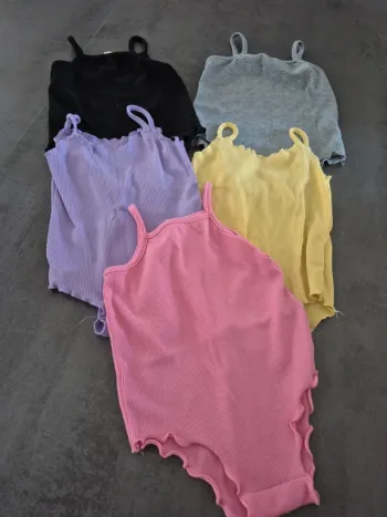 Lot 5 bodies été 9/12mois