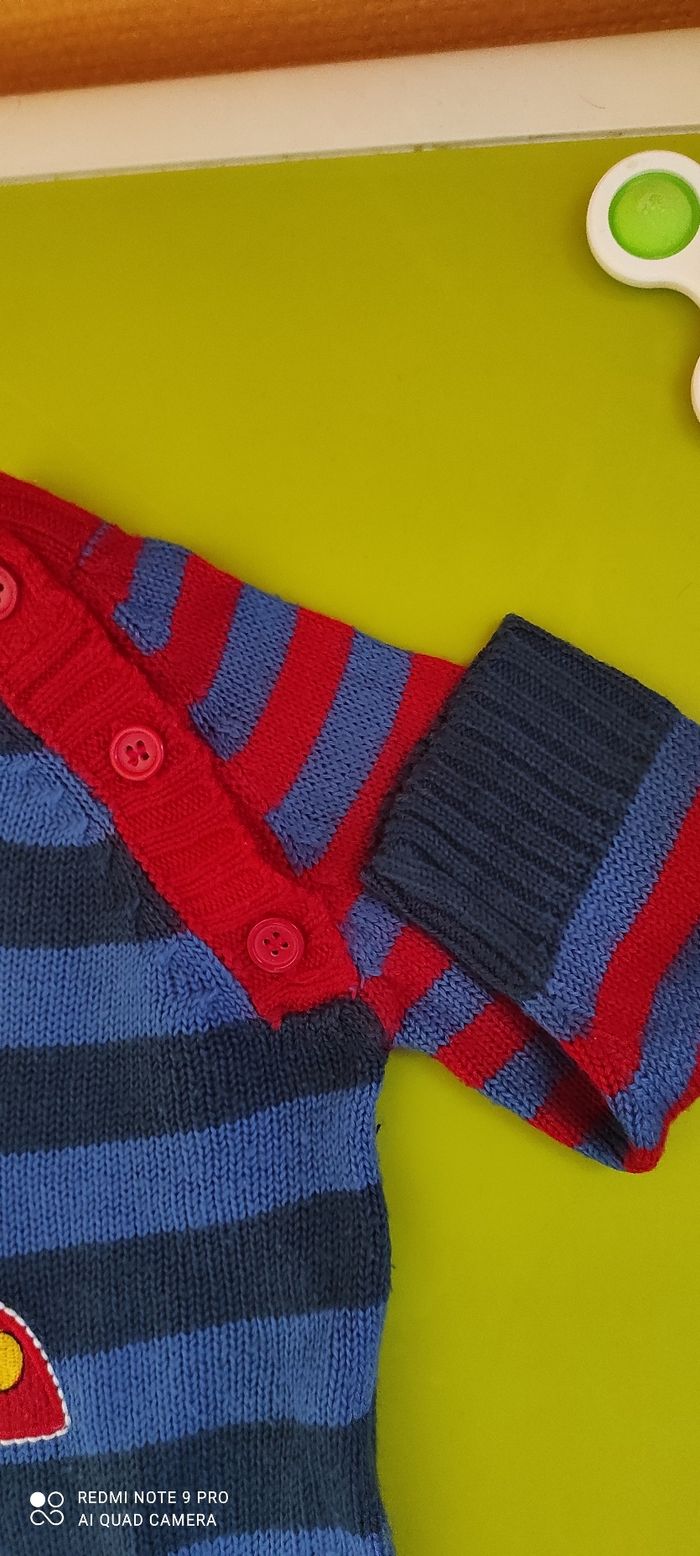 Pull voiture Tissaia 3 mois - photo numéro 5