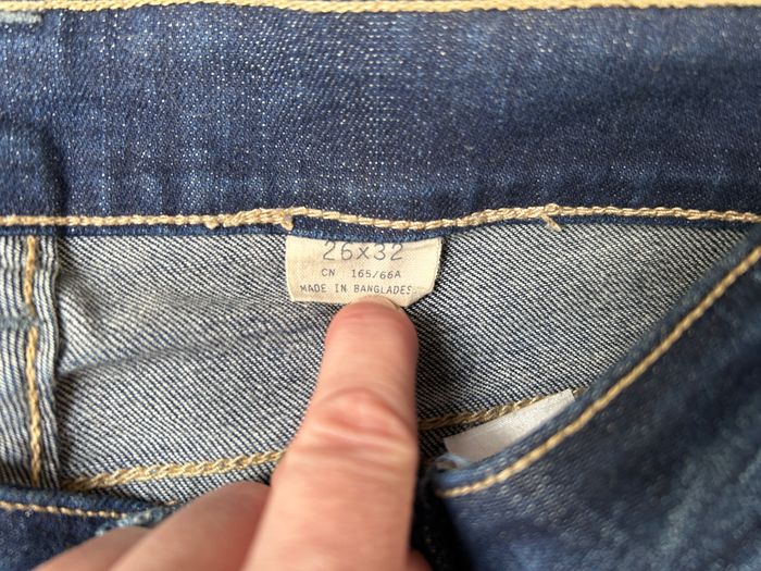 Pantalon en jean bleu H&M - Taille 36 - photo numéro 4