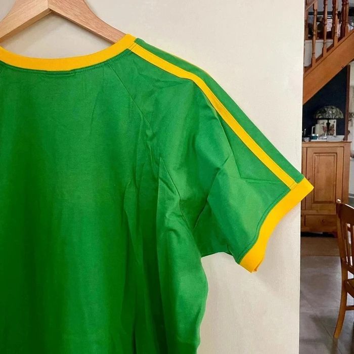 T-shirt vert vintage Brasil Pierim GG/XL 100% coton Made in Brazil coupe unisexe supporter Brésil - photo numéro 10