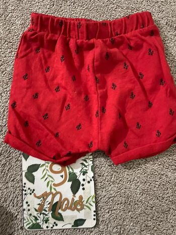 Short rouge été