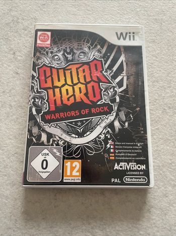 Guitar Hero Warriors Of Rock Jeu Nintendo Wii FR