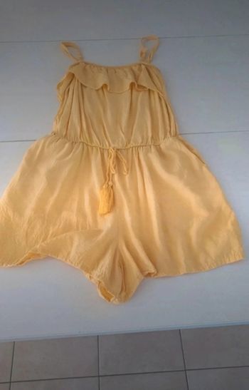 Combishort jaune en 36
