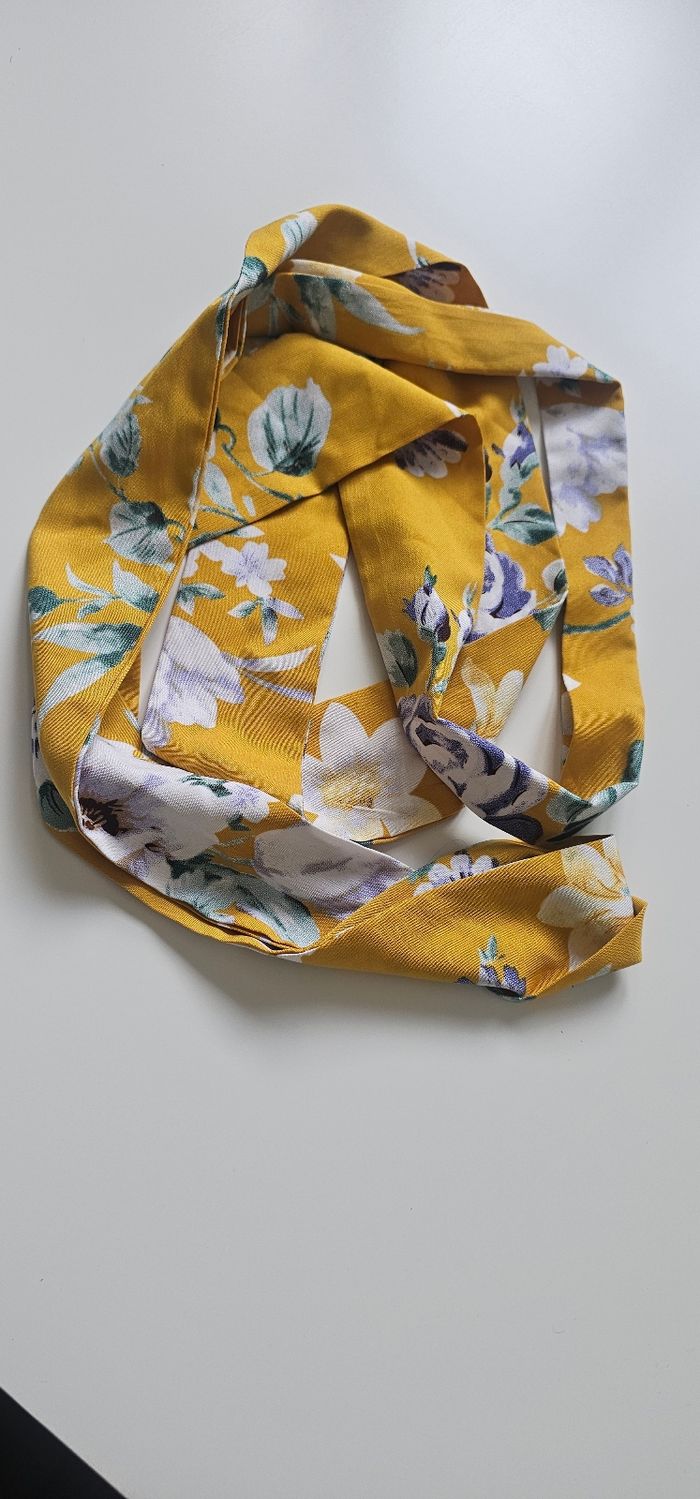 Ceinture ruban ajustable fleurie - photo numéro 4