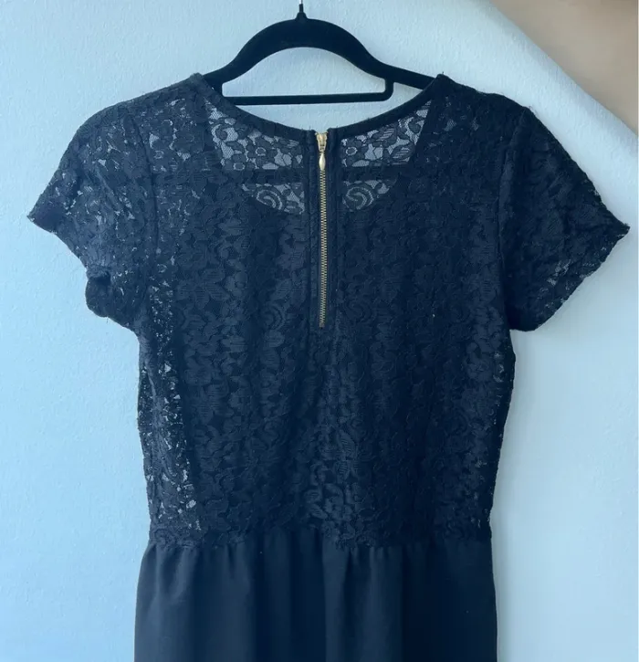 Robe en dentelle noire etam - photo numéro 3