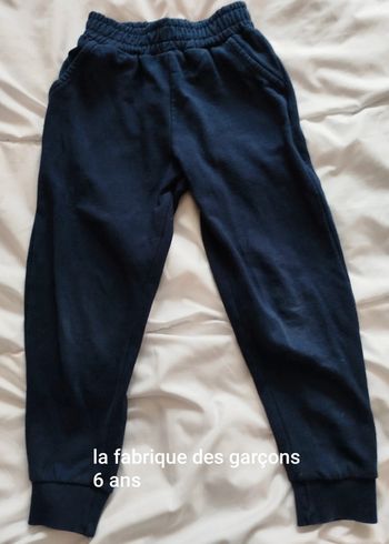 Pantalon jogging la fabrique des garçons 6 ans