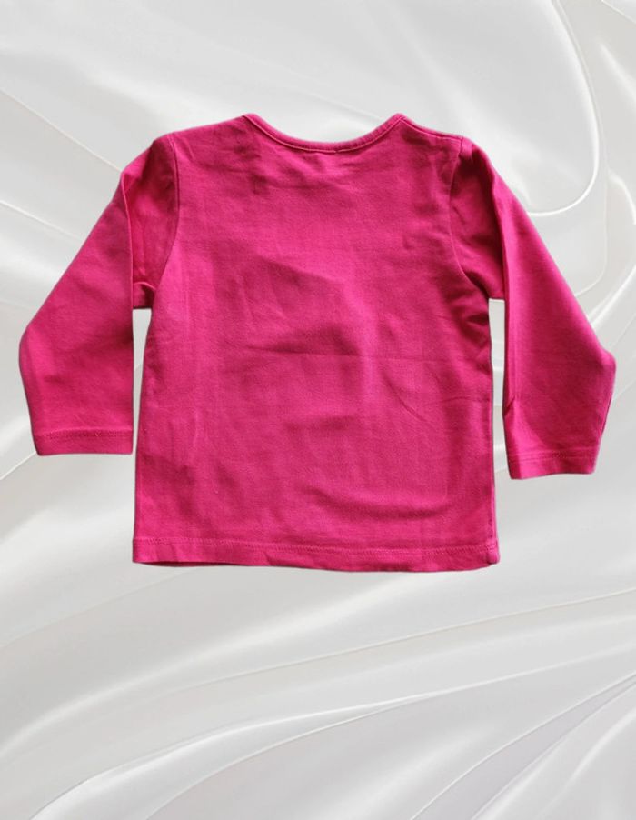 T-shirt haut manches longues fille 6 mois - photo numéro 2