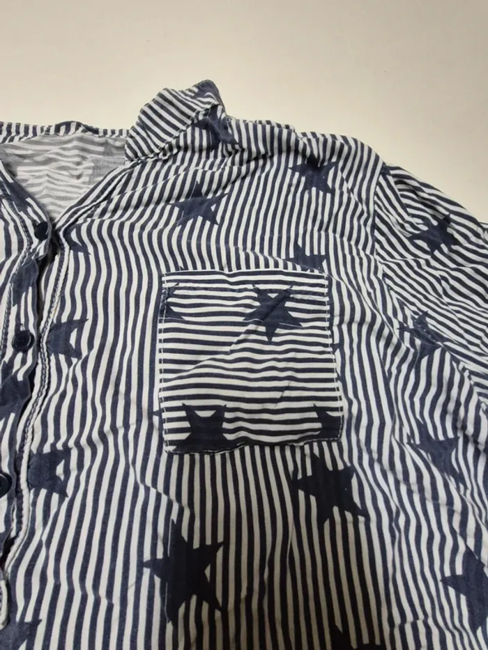 Chemise étoile bleue - photo numéro 3
