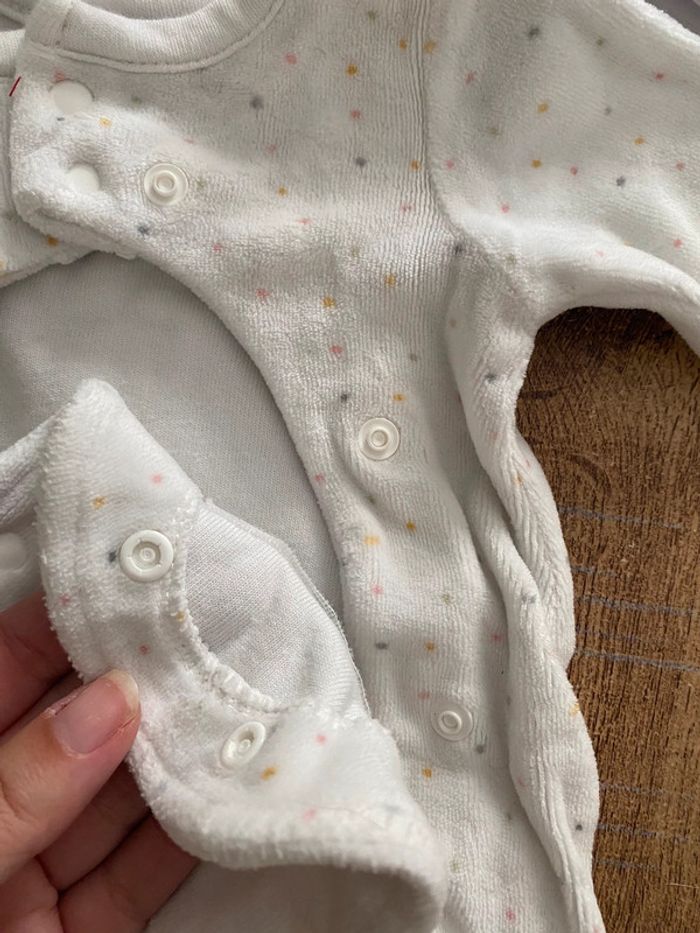 Pyjama en velours Taille naissance Orchestra - photo numéro 3