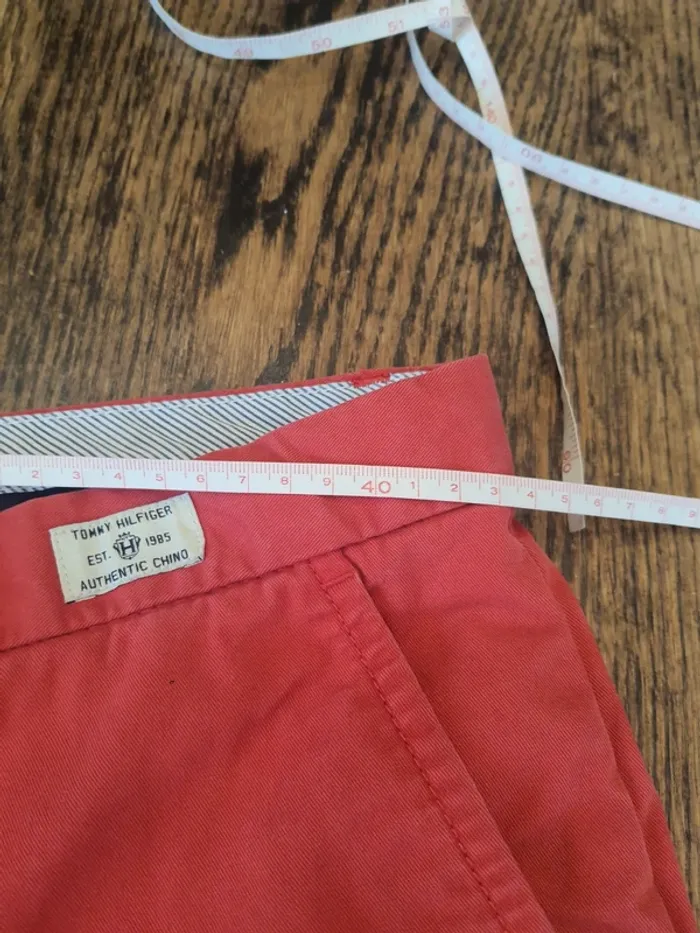 Pantalon homme rouge Tommy Hilfiger W34L32 - photo numéro 14