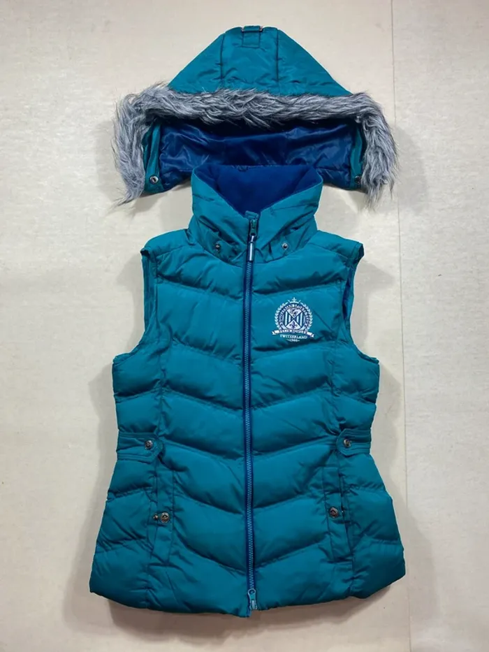 🧥 Veste sans manches Felix Bühler – Taille XS – Bleu – Très bon état