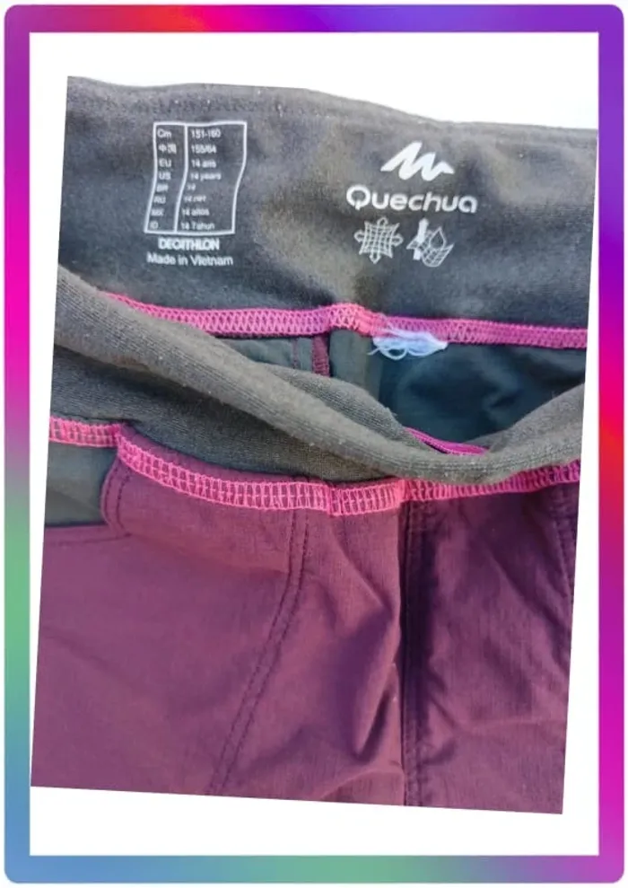 Short de sport 14 ans/XXXS Quechua - photo numéro 2