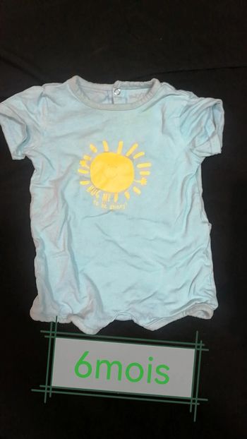 Combi short 6mois