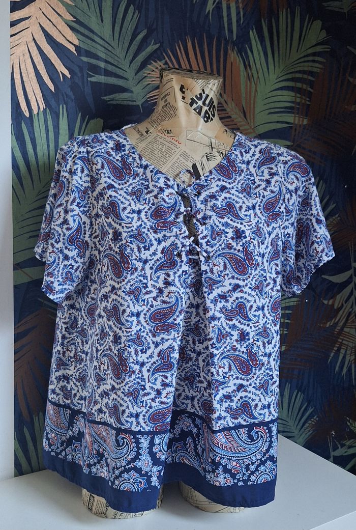 Blouse imprimée 38/M Cache cache - photo numéro 1