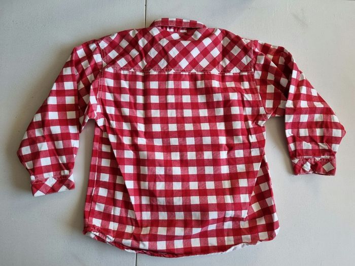 Chemise à carreaux Clayeux broderies Donald 10 ans - photo numéro 2