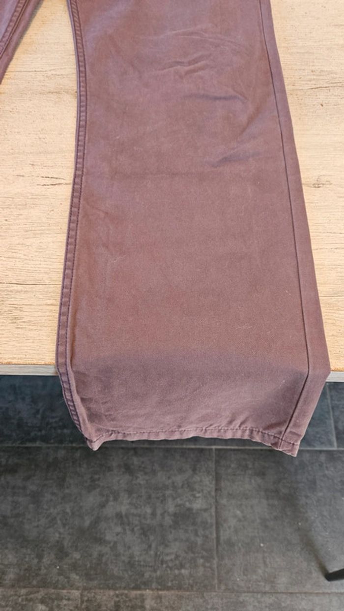 Pantalon classique, coupe droite, homme, brun, Gaspard, 34, nickel - photo numéro 3