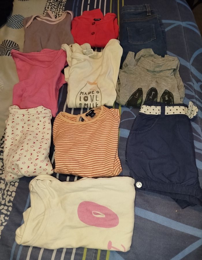 Lot de 10 vêtements fille