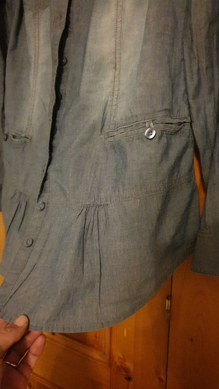 Chemisier jean - photo numéro 3