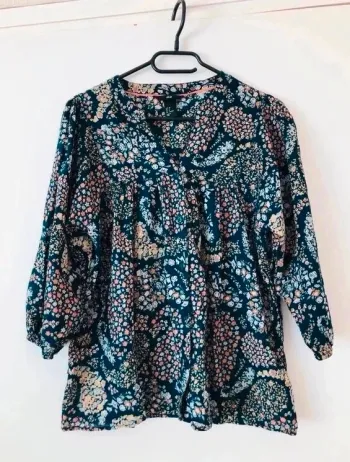 Chemisier tunique bleu femme H&M