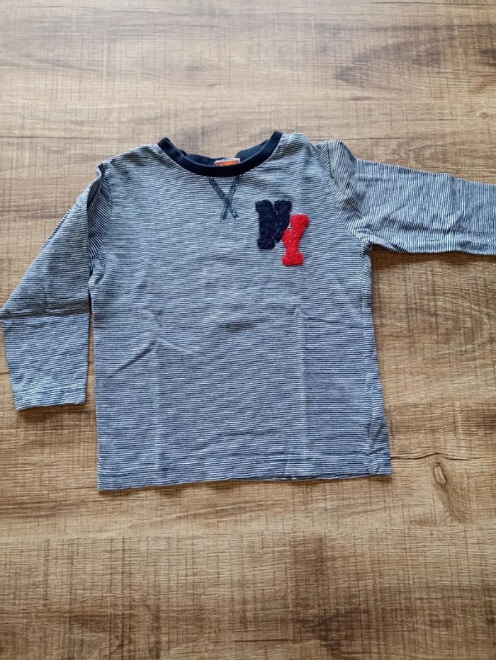 Lot de 2 t-shirt manches longues garçon 3 ans - photo numéro 2