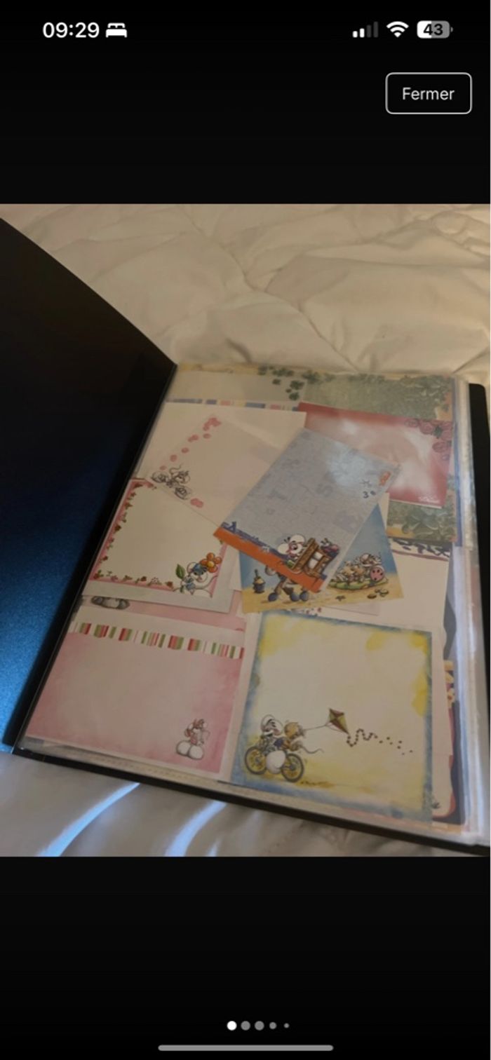 Porte-vue 95 feuilles Diddl 🩵🐭 - photo numéro 2