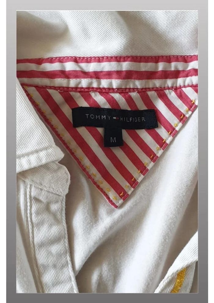 Polo femme Tommy Hilfiger M blanc/rose - photo numéro 5
